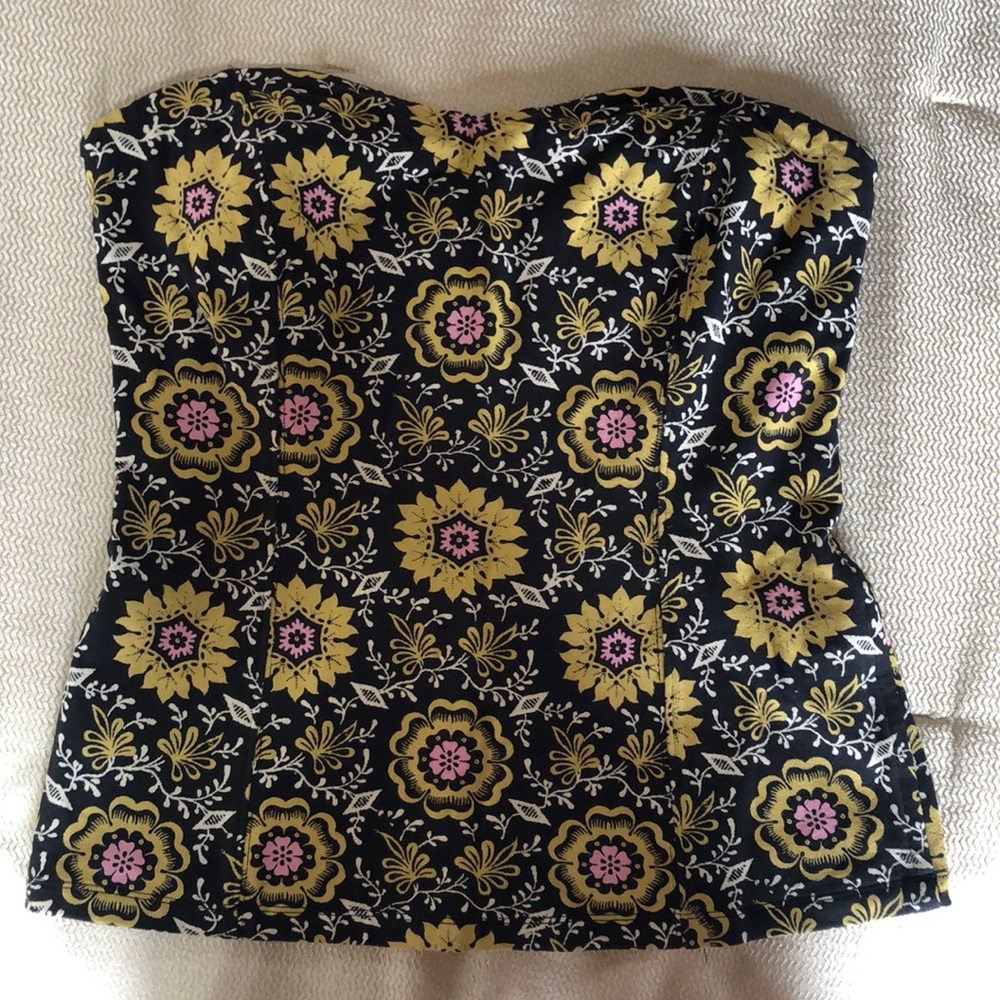 Free people strapless top Size Medium
